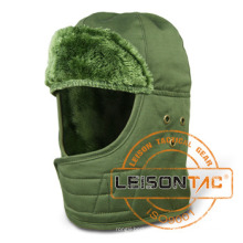 Cotton Environmental Artificial Wool Soft  Comfortable Military Winter Warm Cap Military Hat Cap